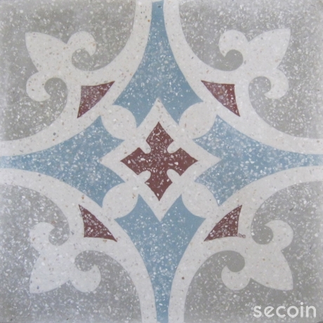 Encaustic terrazzo TE3-429
